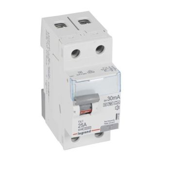 Legrand 411595 TX3 25A 2P 30MA A-G FI-Schutzschalter (411595)