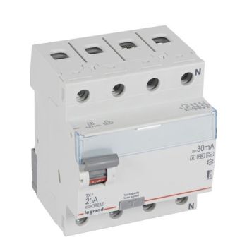 Legrand 411814 TX3 25A 4P 30MA A-G FI-Schutzschalter (411814)