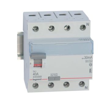 Legrand 411815 TX3 40A 4P 30MA A-G FI-Schutzschalter (411815)