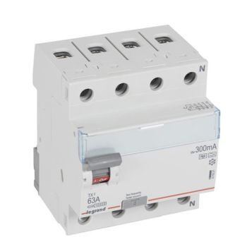 Legrand 411821 TX3 63A 4P300MA A-G FI-Schutzschalter (411821)