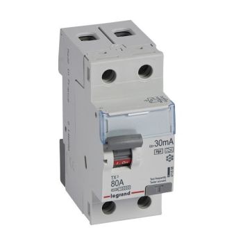 Legrand 411598 TX3 80A 2P 30MA A-G FI-Schutzschalter (411598)