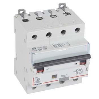 Legrand 411223 DX3 B10A 4P 6KA 30MA A FI/LS-Schalter (411223)