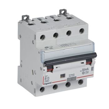 Legrand 411356 DX3 B13A 4P 6KA 30MA A FI/LS-Schalter (411356)
