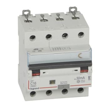 Legrand 411234 DX3 C16A 4P 6KA 30MA A FI/LS-Schalter (411234)