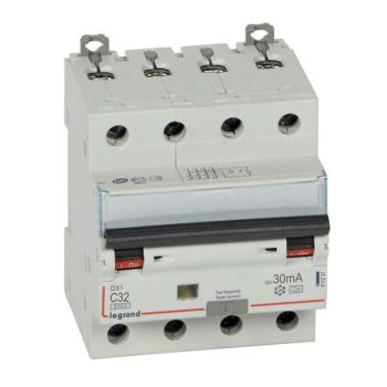 Legrand 411237 DX3 C32A 4P 6KA 30MA A FI/LS-Schalter (411237)