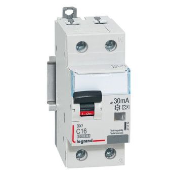 Legrand 411312 DX3 C16 1+N 10KA 30MA A-G FI/LS-Schalter (411312)