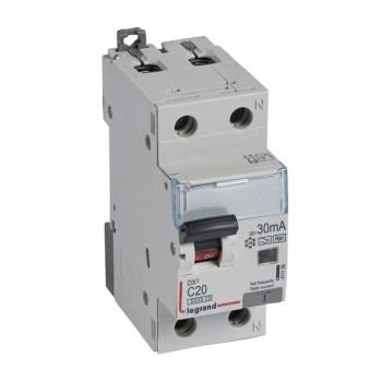 Legrand 411106 DX3 C20 1+N 6KA30MA A-HPI FI/LS-Schalter (411106)