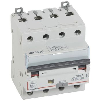Legrand 411246 DX3 C25 4P 6KA 30MA A-HPI FI/LS-Schalter (411246)