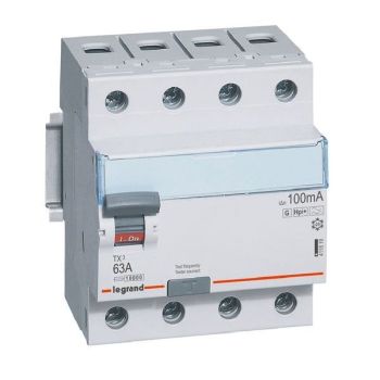 Legrand 411819 TX3 63A 4P 100MA A-HPI A-G FI-Schutzschalter (411819)