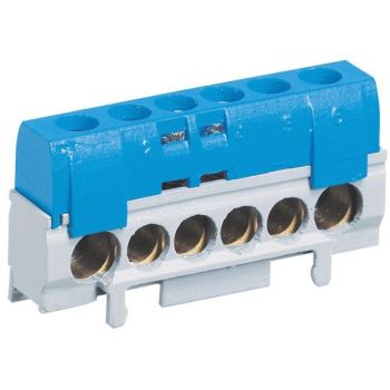 Legrand 004815 blau 6pol. Klemmleiste (004815)