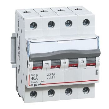 Legrand 406486 DX3 KIPPSCH. AUS 4P 40A Lasttrennschalter (406486)
