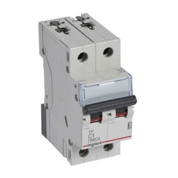 Legrand 403520 TX3 C1A 2P 6KA 2M Leitungsschutzschalter (403520)