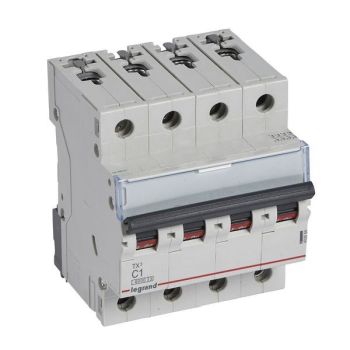 Legrand 403554 TX3 C1A 4P 6KA 4M Leitungsschutzschalter (403554)