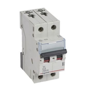 Legrand 403522 TX3 C3A 2P 6KA 2M Leitungsschutzschalter (403522)