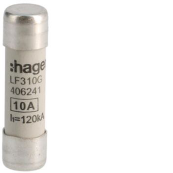 Hager LF310G 10x38mm gG 10A Zylindersicherung (LF310G)