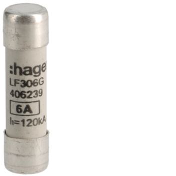 Hager LF306G 10x38mm gG 6A Zylindersicherung (LF306G)