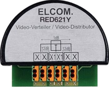 ELCOM Abzweiger 2Draht UP-Version Videoverteiler(RED621Y)