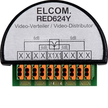 ELCOM 4fach 2Draht UP-Version Videoverteiler(RED624Y)