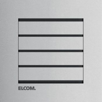 ELCOM MODESTA Audio 2D Edelstahl Türlausprechermodul(REN410Y)