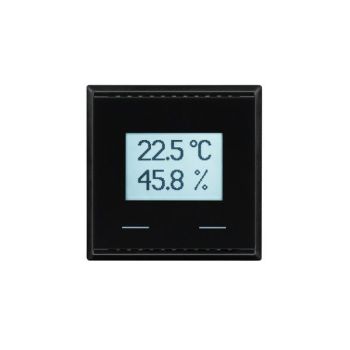 Elsner KNX TH-UP Touch CH tiefschwarz RAL9005 KNX-Temperatur-/Feuchtesensor (70638)