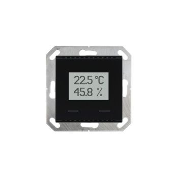 Elsner KNX TH-UP Touch tiefschwarz RAL9005 KNX-Temperatur-/Feuchtesensor (70616)