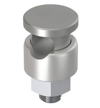 Pröpster St/tZn D:6-10mm m. Alu-Klemmring KS-Verbinder (1360)