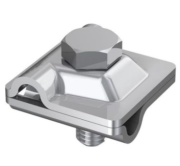 Pröpster St/tZn D:8-10mm m. Schraube V2A Multi-Klemme (1275)