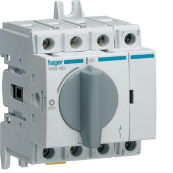 Hager HAB402 4polig 20A Lasttrennschalter (HAB402)