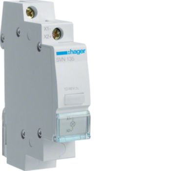 Hager SVN135 klar 12+48V AC+DC 1PLE LED Leuchtmelder (SVN135)