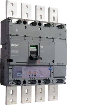 Hager HEE971H h1000 4polig 70kA 1000A LSI Leistungsschalter (HEE971H)
