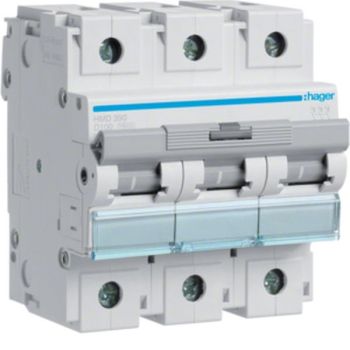 Hager HMD390 3polig D100A 4,5M 15kA Leitungsschutzschalter (HMD390)