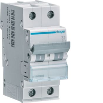 Hager MCN225 2polig C25A 6kA 2M Leitungsschutzschalter (MCN225)