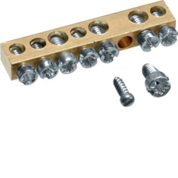 Hager K142D 49mm 7Klemmstellen Messingschiene (K142D)