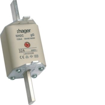 Hager LNH2032M NH2C gG 500V 32A K-Melder NH-Sicherungseinsatz (LNH2032M)