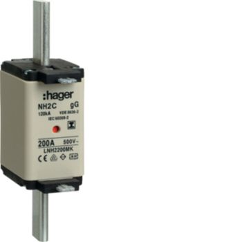 Hager LNH2200MK NH2C gG 500V 200A Iso-Griff NH-Sicherungseinsatz (LNH2200MK)