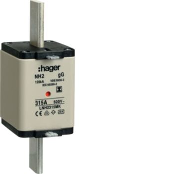 Hager LNH2315MK NH2 gG 500V 315A Iso-Griff NH-Sicherungseinsatz (LNH2315MK)
