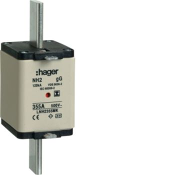 Hager LNH2355MK NH2 gG 500V 355A Iso-Griff NH-Sicherungseinsatz (LNH2355MK)