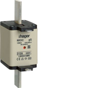 Hager LNH3315MK NH3C gG 500V 315A Iso-Griff NH-Sicherungseinsatz (LNH3315MK)
