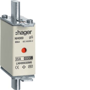 Hager LNH00035M6 NH00 gG 690V 35A K-Melder NH-Sicherungseinsatz (LNH00035M6)
