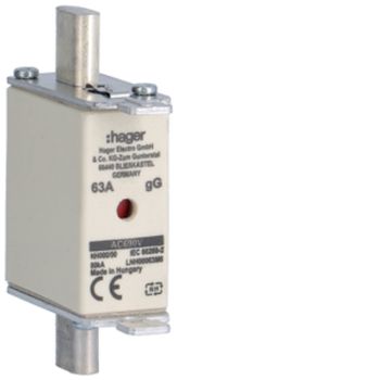 Hager LNH00063M6 NH000 gG 690V 63A K-Melder NH-Sicherungseinsatz (LNH00063M6)