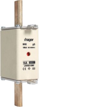 Hager LNH0016M6 NH0 gG 690V 16A K-Melder NH-Sicherungseinsatz (LNH0016M6)