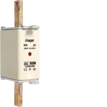 Hager LNH0025M6 NH0 gG 690V 25A K-Melder NH-Sicherungseinsatz (LNH0025M6)
