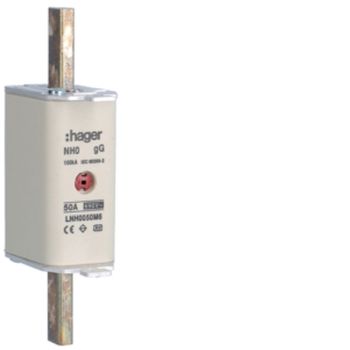Hager LNH0050M6 NH0 gG 690V 50A K-Melder NH-Sicherungseinsatz (LNH0050M6)