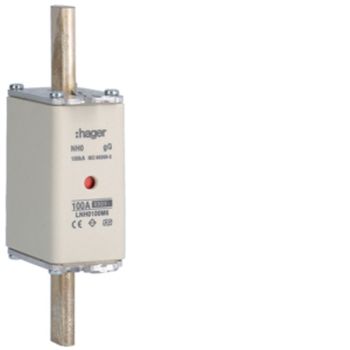 Hager LNH0100M6 NH0 gG 690V 100A K-Melder NH-Sicherungseinsatz (LNH0100M6)