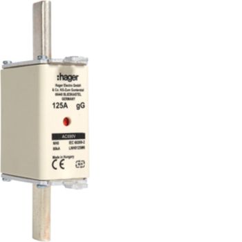 Hager LNH0125M6 NH0 gG 690V 125A K-Melder NH-Sicherungseinsatz (LNH0125M6)