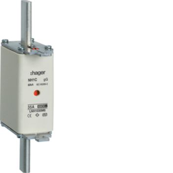 Hager LNH1035M6 NH1 gG 690V 35A K-Melder NH-Sicherungseinsatz (LNH1035M6)
