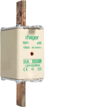 Hager LNH1035M6A NH1 aM 690V 35A K-Melder NH-Sicherungseinsatz (LNH1035M6A)