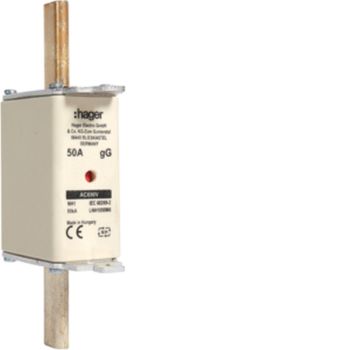 Hager LNH1050M6 NH1 gG 690V 50A K-Melder NH-Sicherungseinsatz (LNH1050M6)