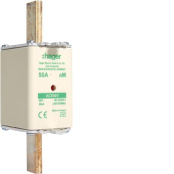 Hager LNH1050M6A NH1 aM 690V 50A K-Melder NH-Sicherungseinsatz (LNH1050M6A)