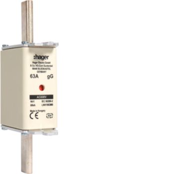 Hager LNH1063M6 NH1 gG 690V 63A K-Melder NH-Sicherungseinsatz (LNH1063M6)